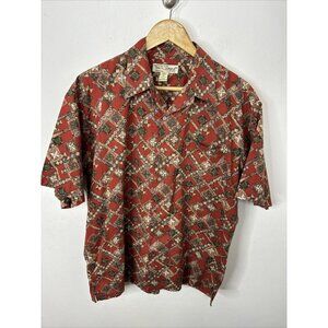 Tori Richard Honolulu Hawaiian shirt men's M short sleeve real Hawaiian